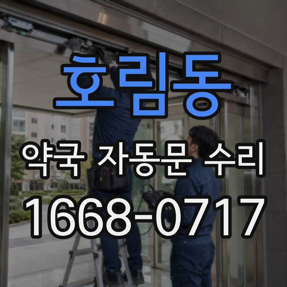 호림동 약국 자동문 수리