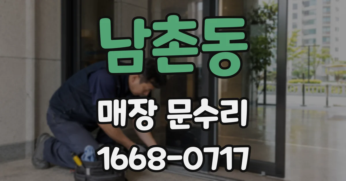 남촌동 매장 문수리