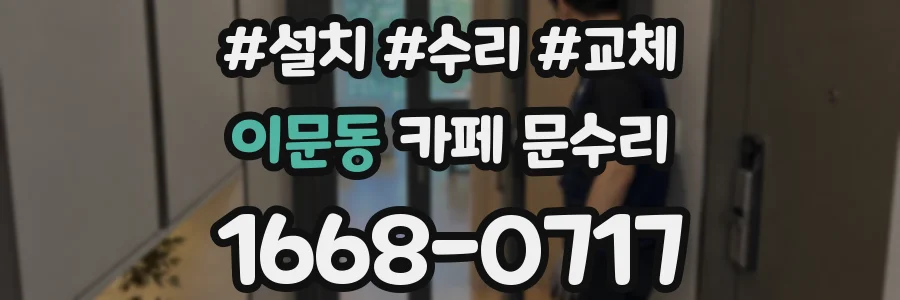이문동 카페 문수리