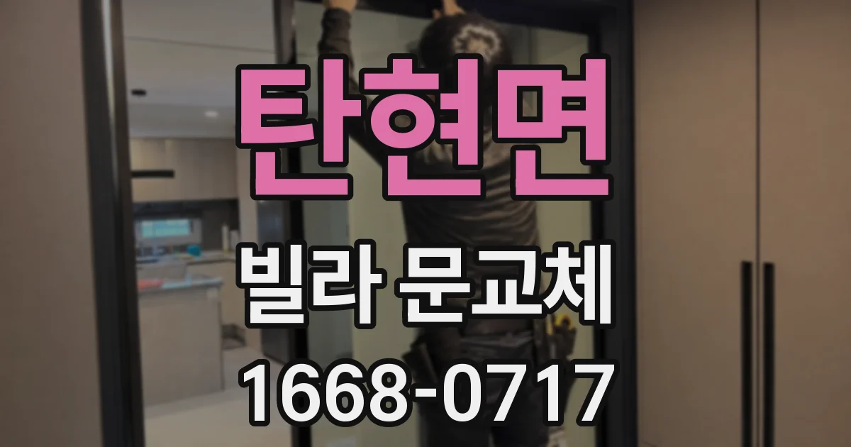 탄현면 빌라 문교체