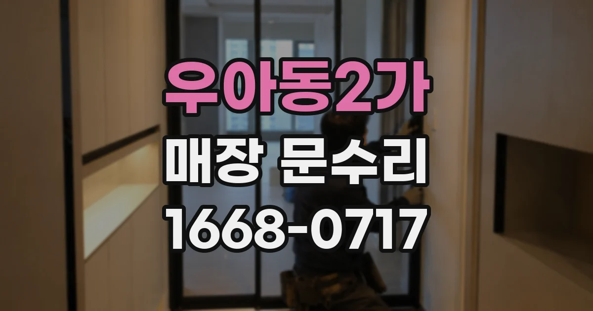우아동2가 매장 문수리