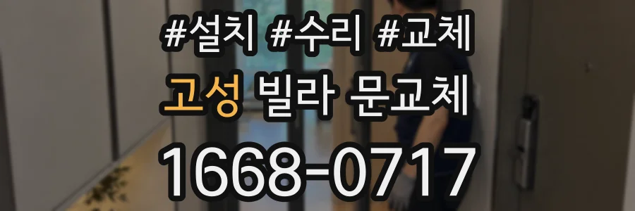 고성 빌라 문교체