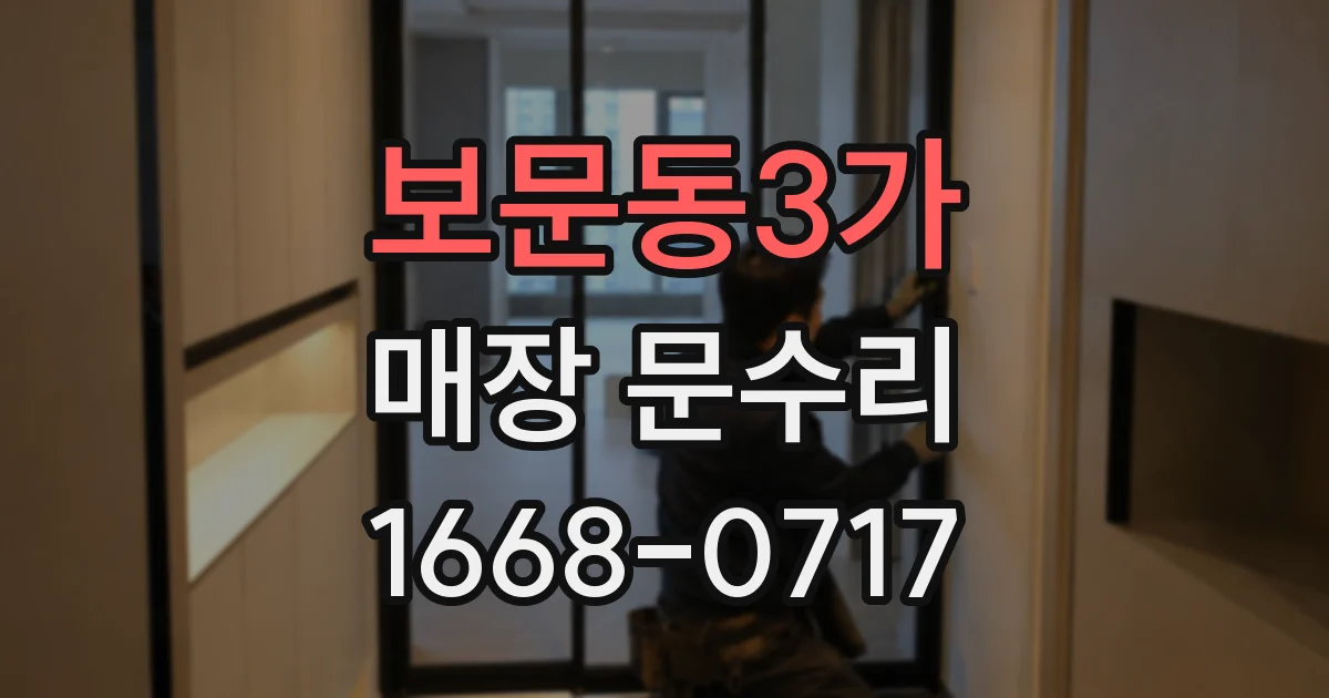 보문동3가 매장 문수리