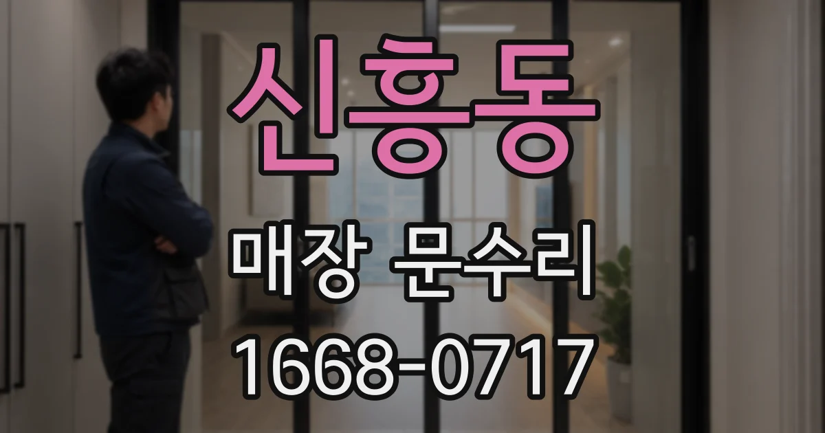 신흥동 매장 문수리