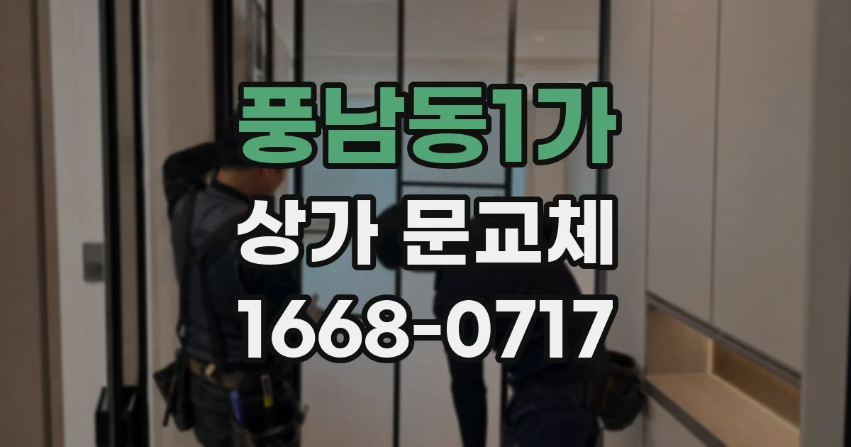 풍남동1가 상가 문교체