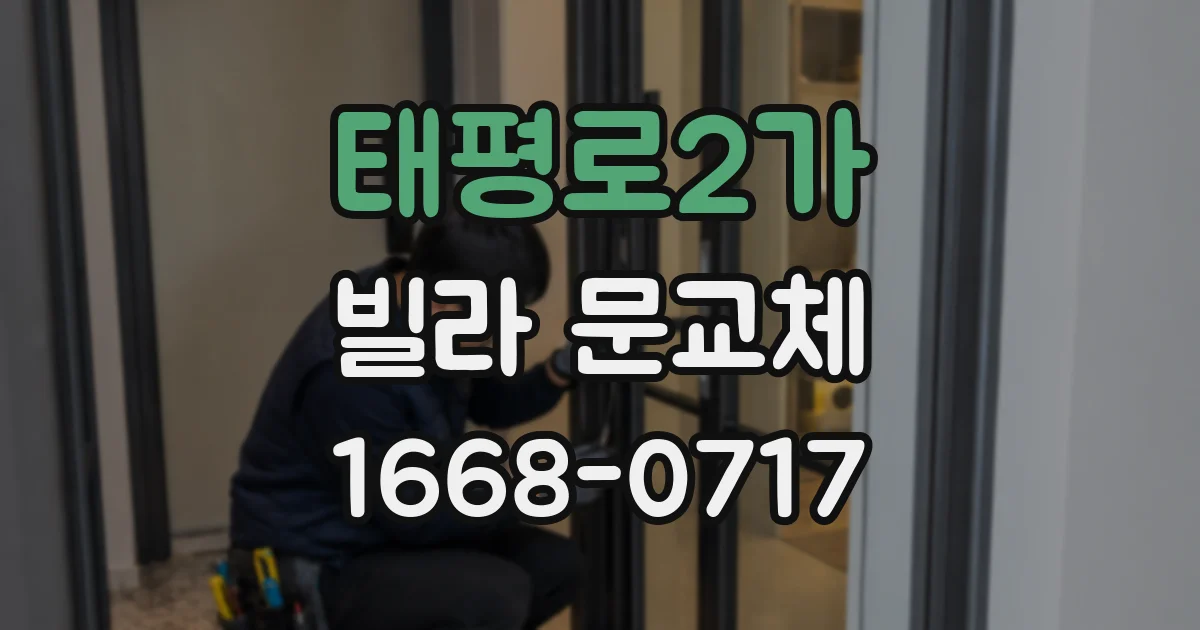 태평로2가 빌라 문교체