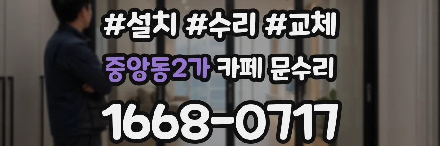중앙동2가 카페 문수리