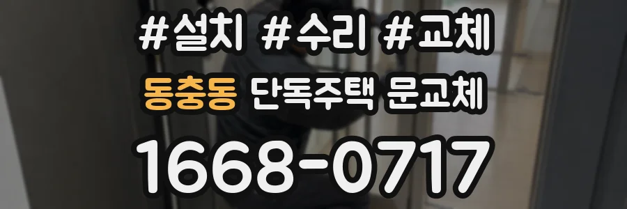 동충동 단독주택 문교체