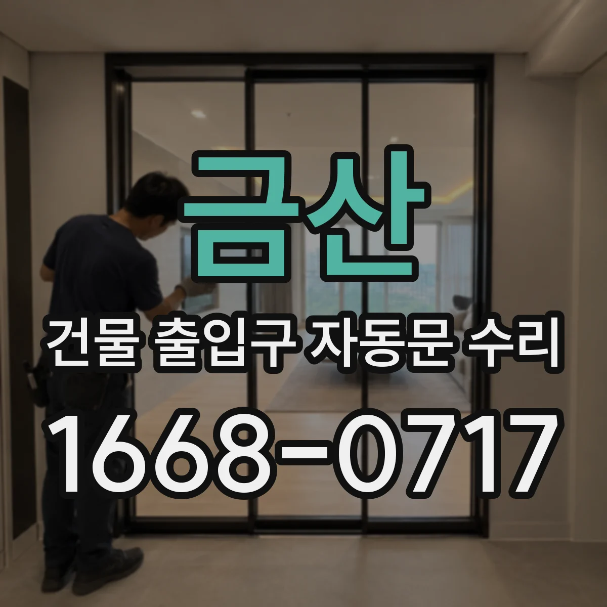 금산 건물 출입구 자동문 수리 문턱 단차로 생기는 개폐 지연 사례