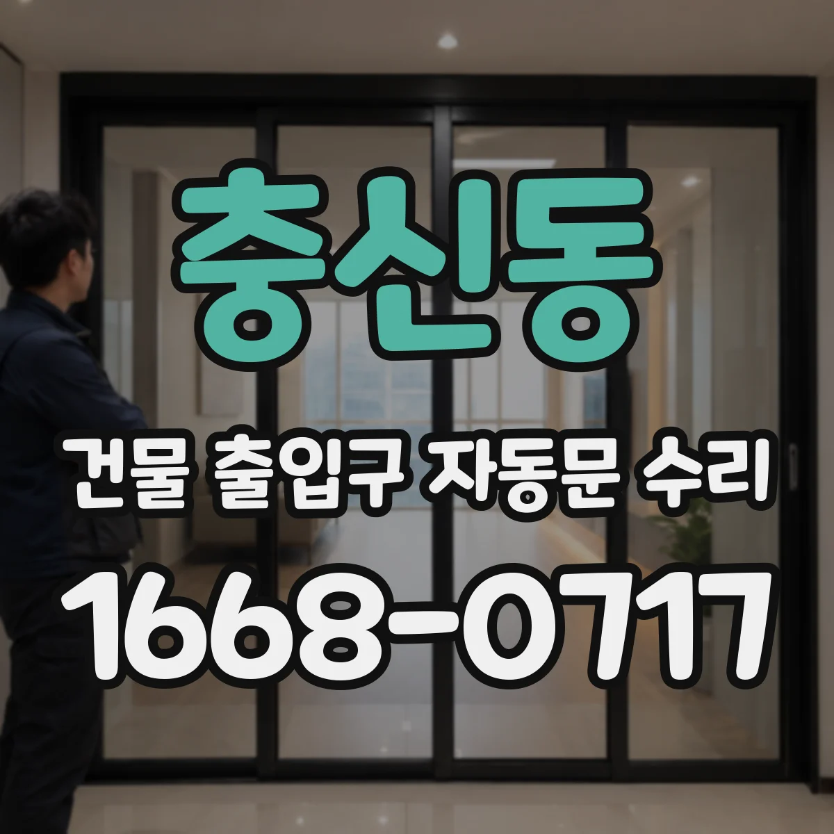 충신동 건물 출입구 자동문 수리 고장 예방을 위한 정기 점검 주기 안내