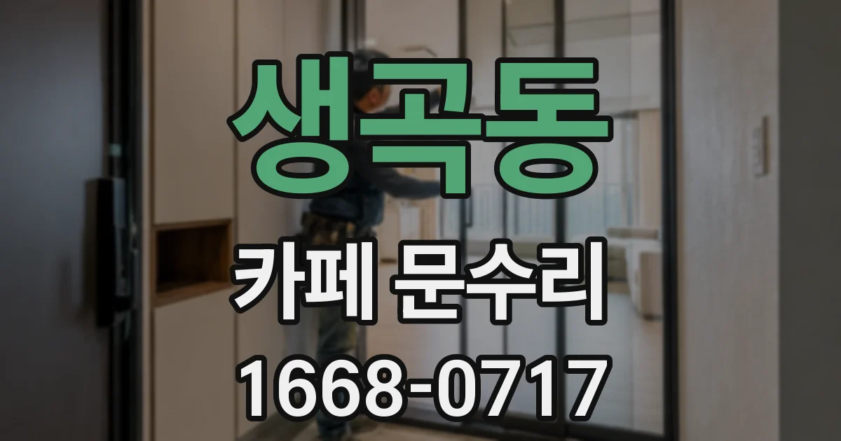 생곡동 카페 문수리