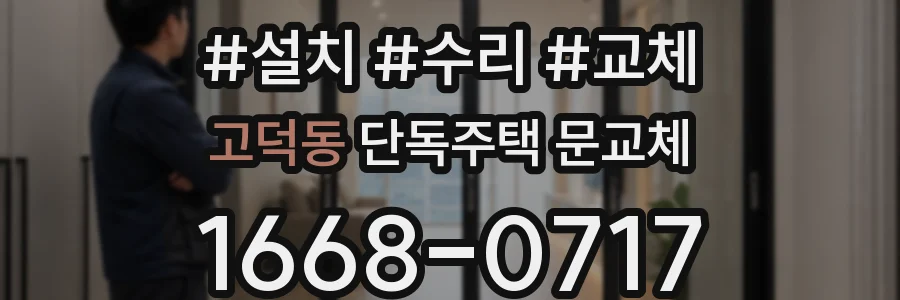 고덕동 단독주택 문교체