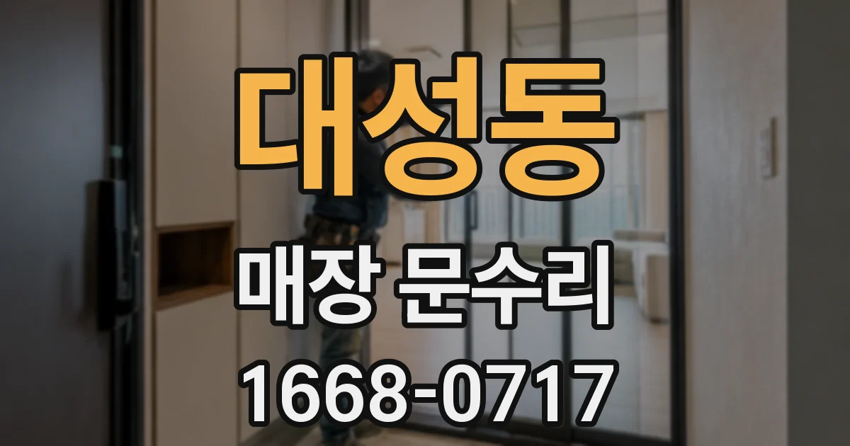 대성동 매장 문수리