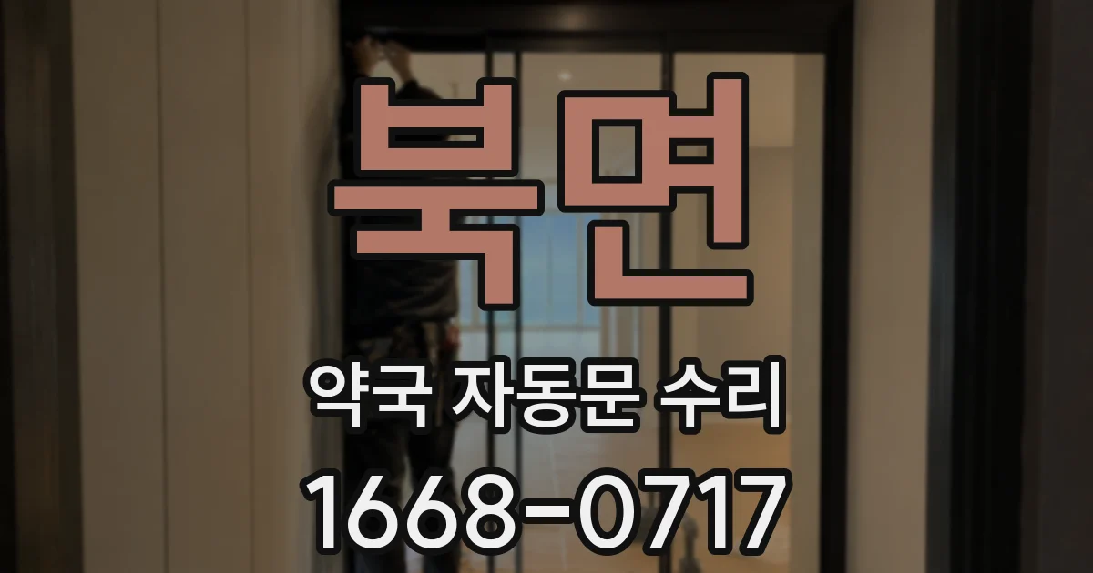 북면 약국 자동문 수리