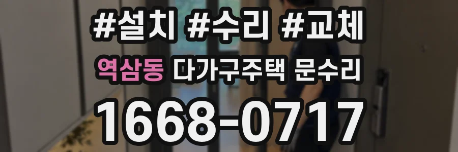 역삼동 다가구주택 문수리