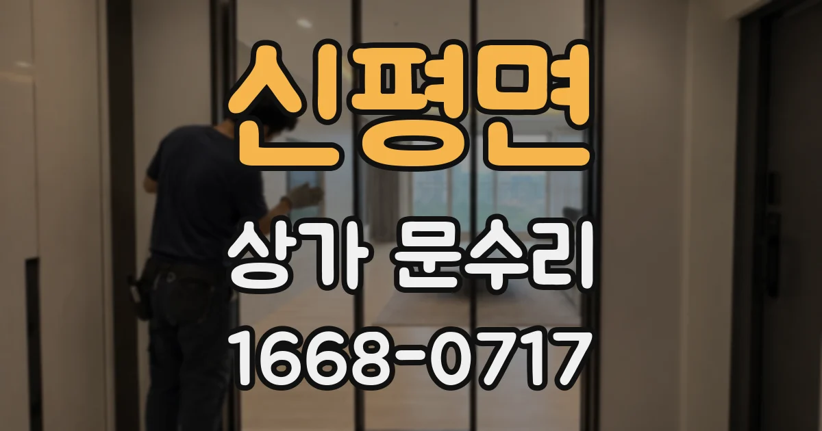 신평면 상가 문수리