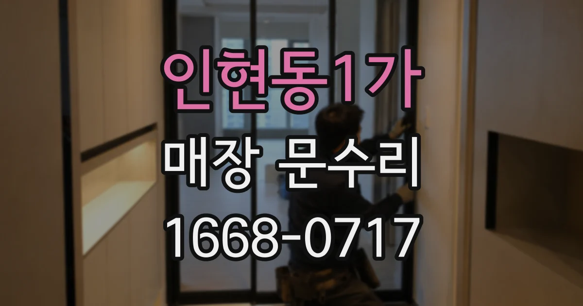 인현동1가 매장 문수리