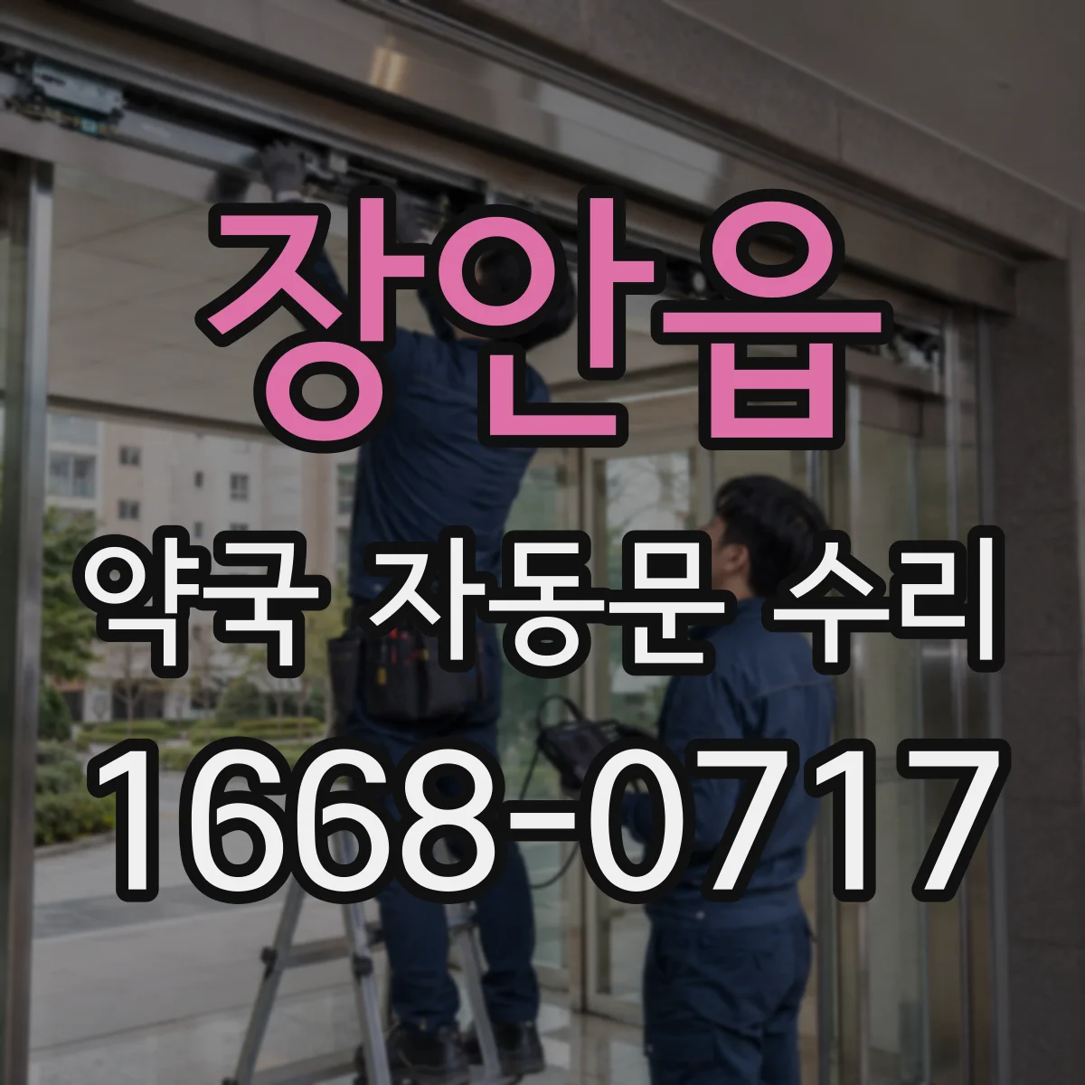장안읍 약국 자동문 수리