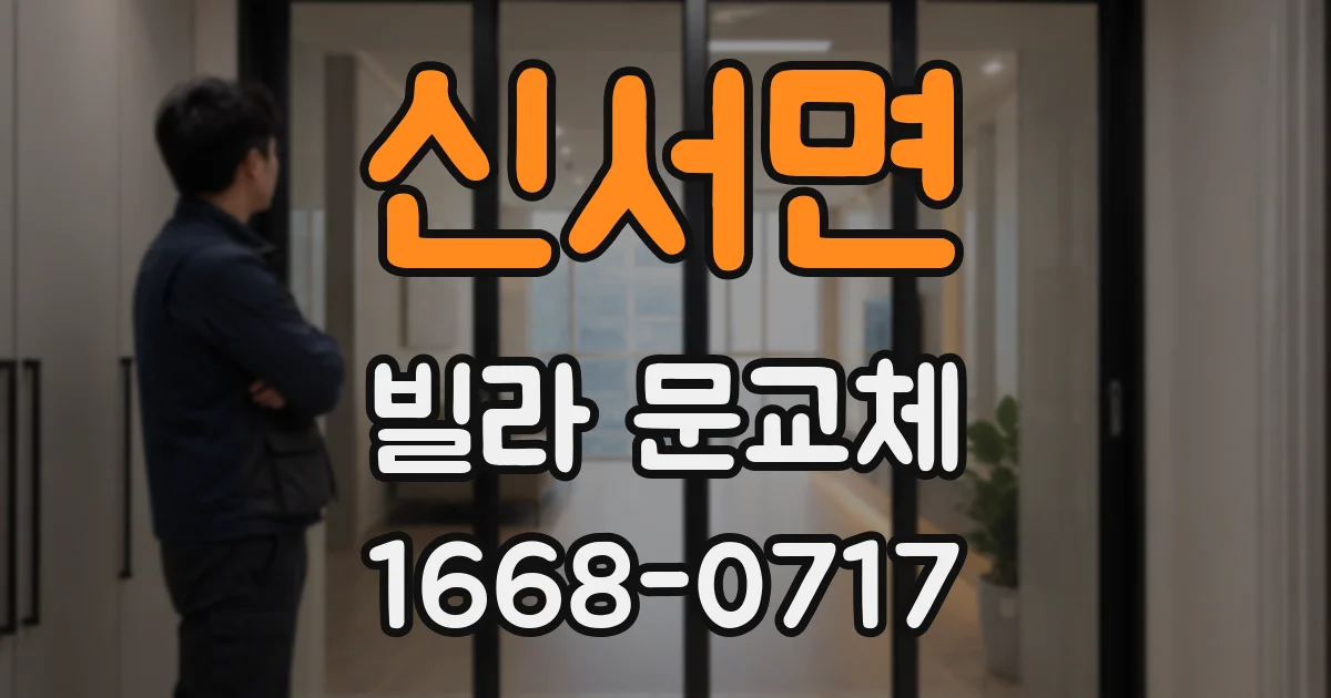 신서면 빌라 문교체