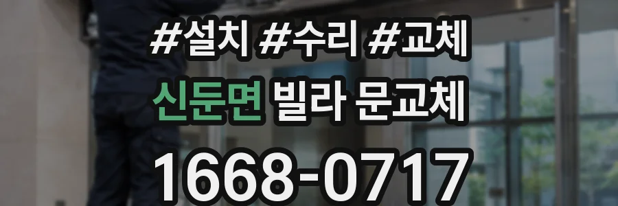 신둔면 빌라 문교체