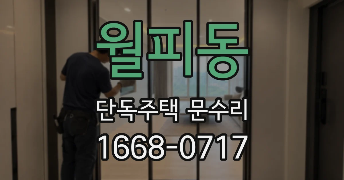 월피동 단독주택 문수리