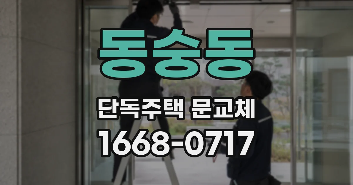 동숭동 단독주택 문교체