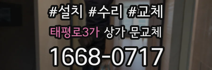 태평로3가 상가 문교체