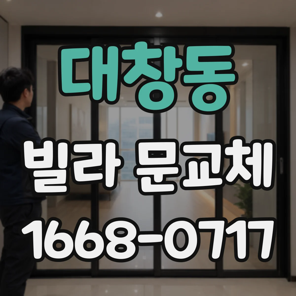 대창동 빌라 문교체