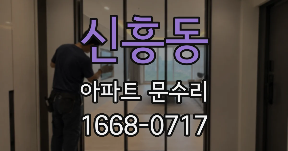 신흥동 아파트 문수리