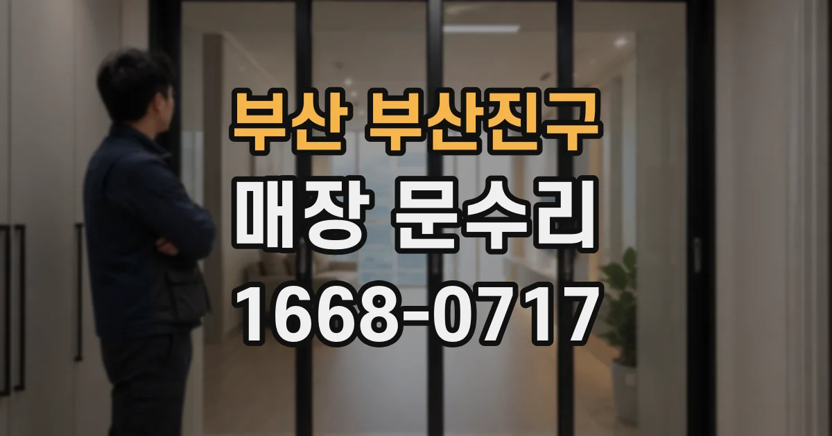 부산 부산진구 매장 문수리