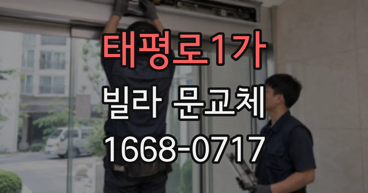 태평로1가 빌라 문교체