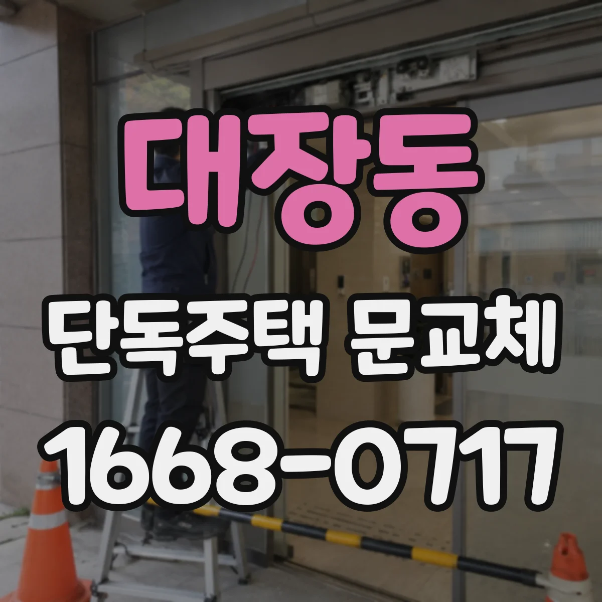 대장동 단독주택 문교체