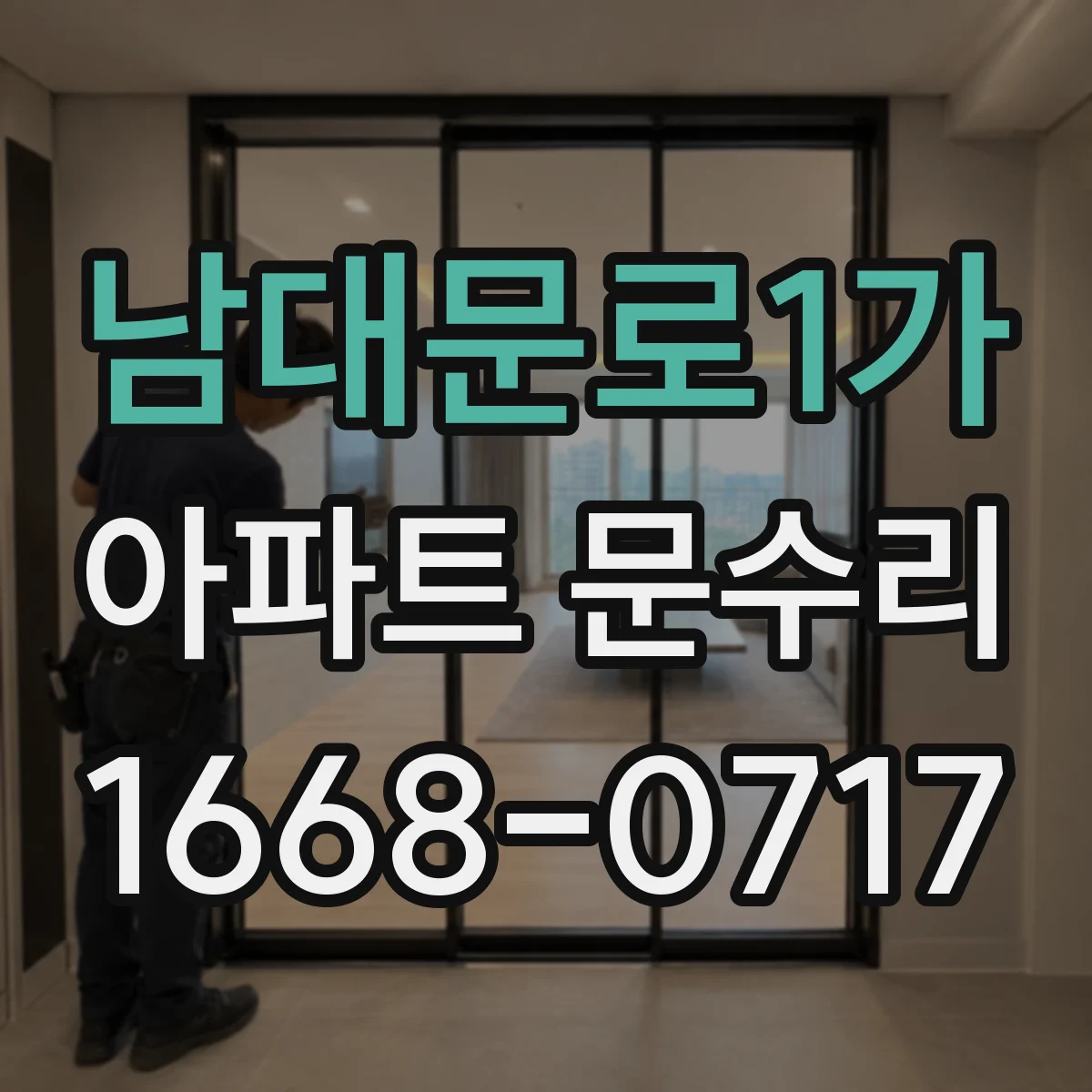 남대문로1가 아파트 문수리