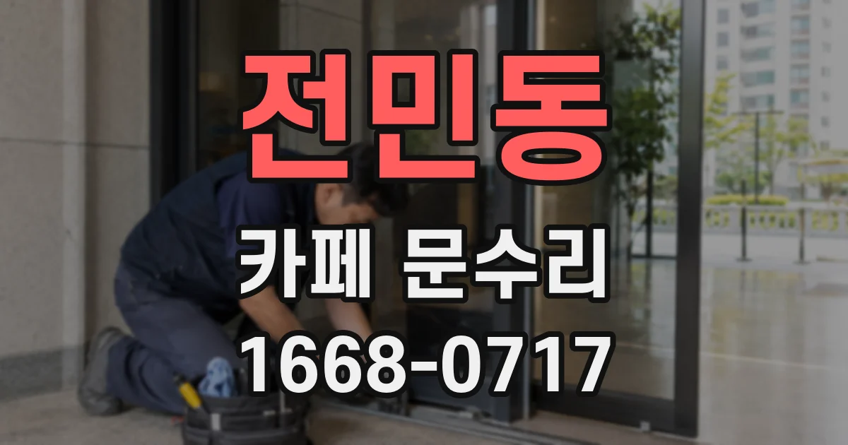 전민동 카페 문수리