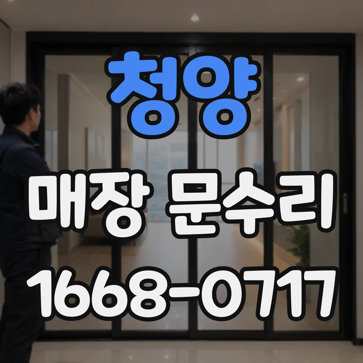 청양 매장 문수리 출입문 단열재 보강 공사 체크