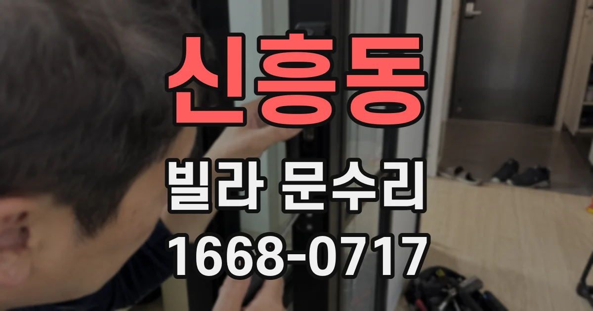 신흥동 빌라 문수리