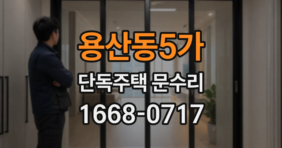 용산동5가 단독주택 문수리