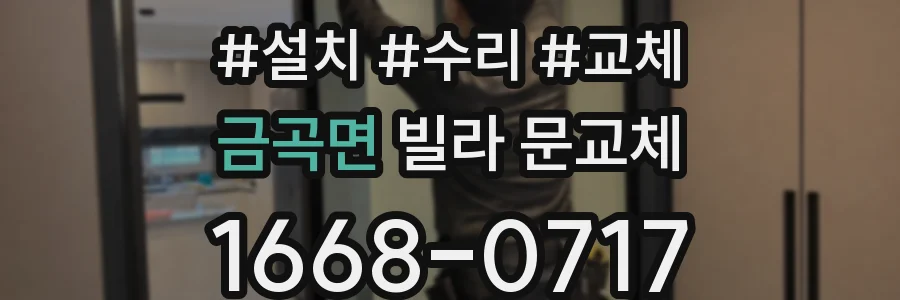 금곡면 빌라 문교체