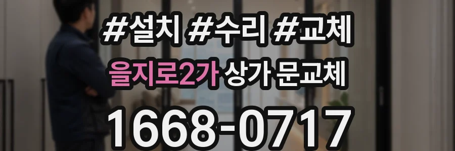 을지로2가 상가 문교체
