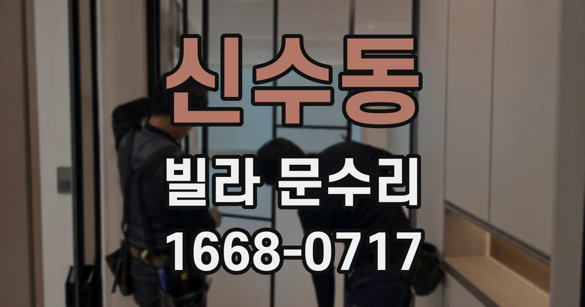 신수동 빌라 문수리