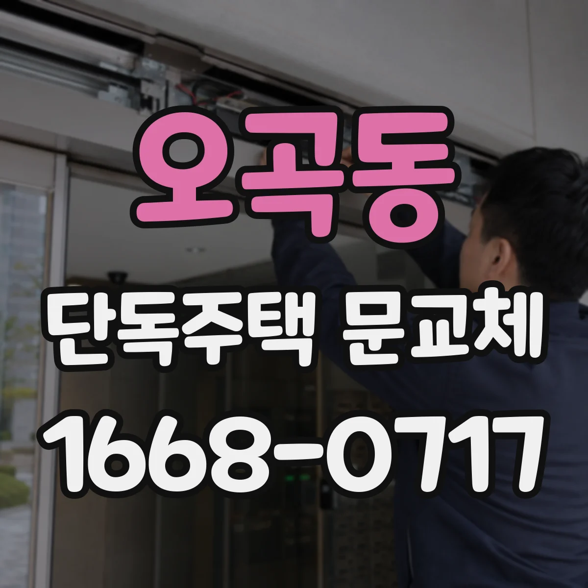 오곡동 단독주택 문교체