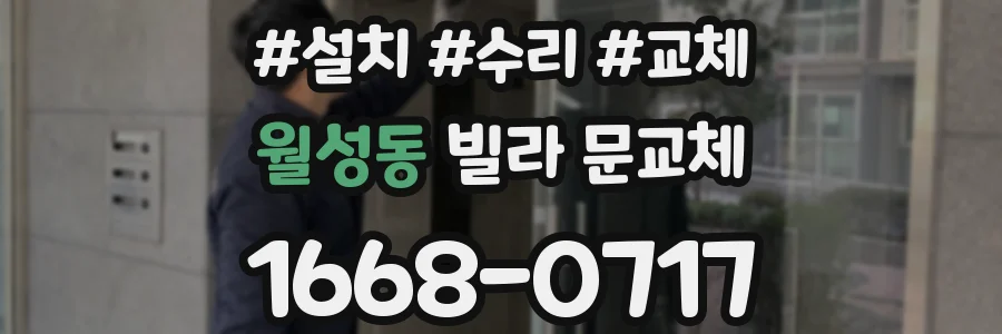 월성동 빌라 문교체