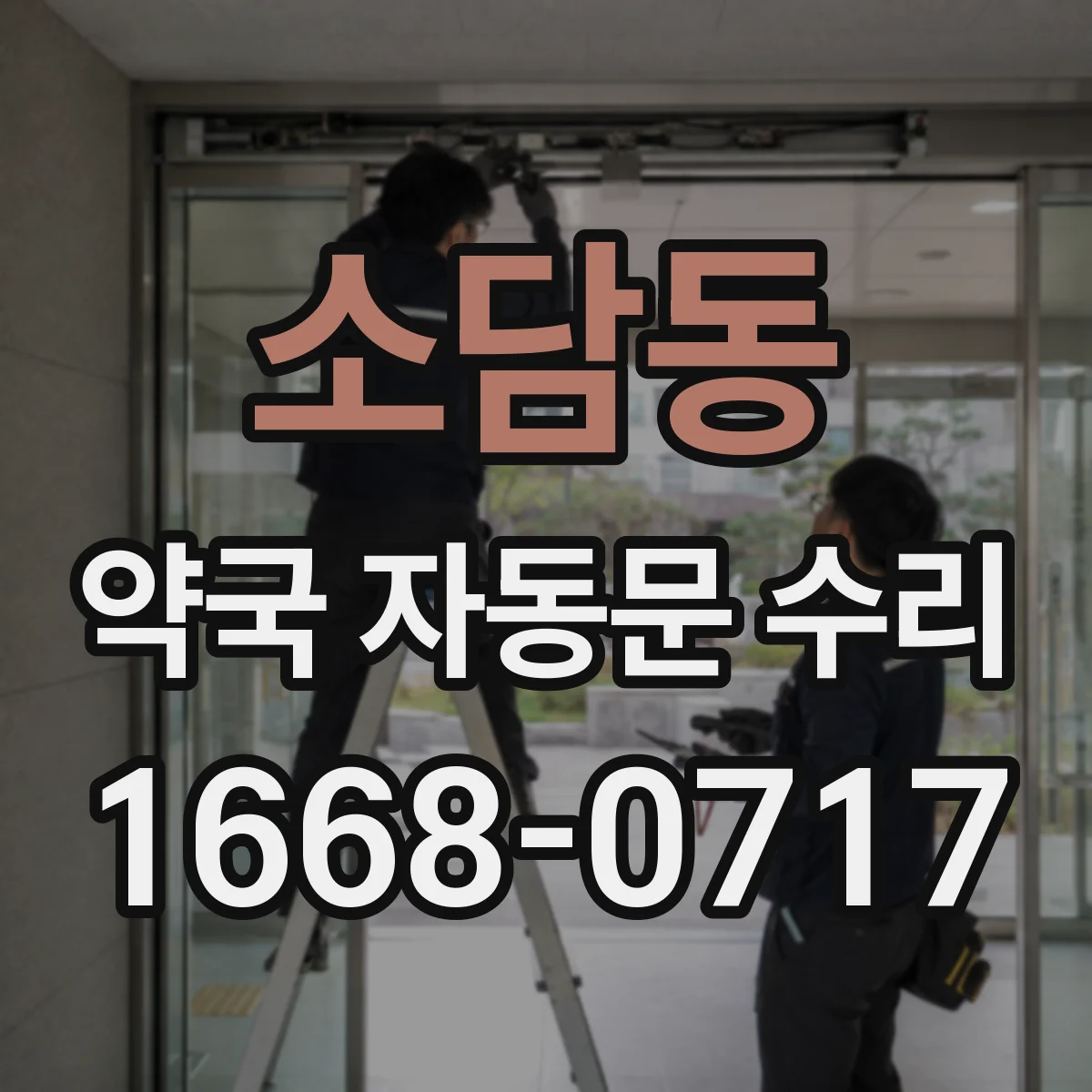 소담동 약국 자동문 수리