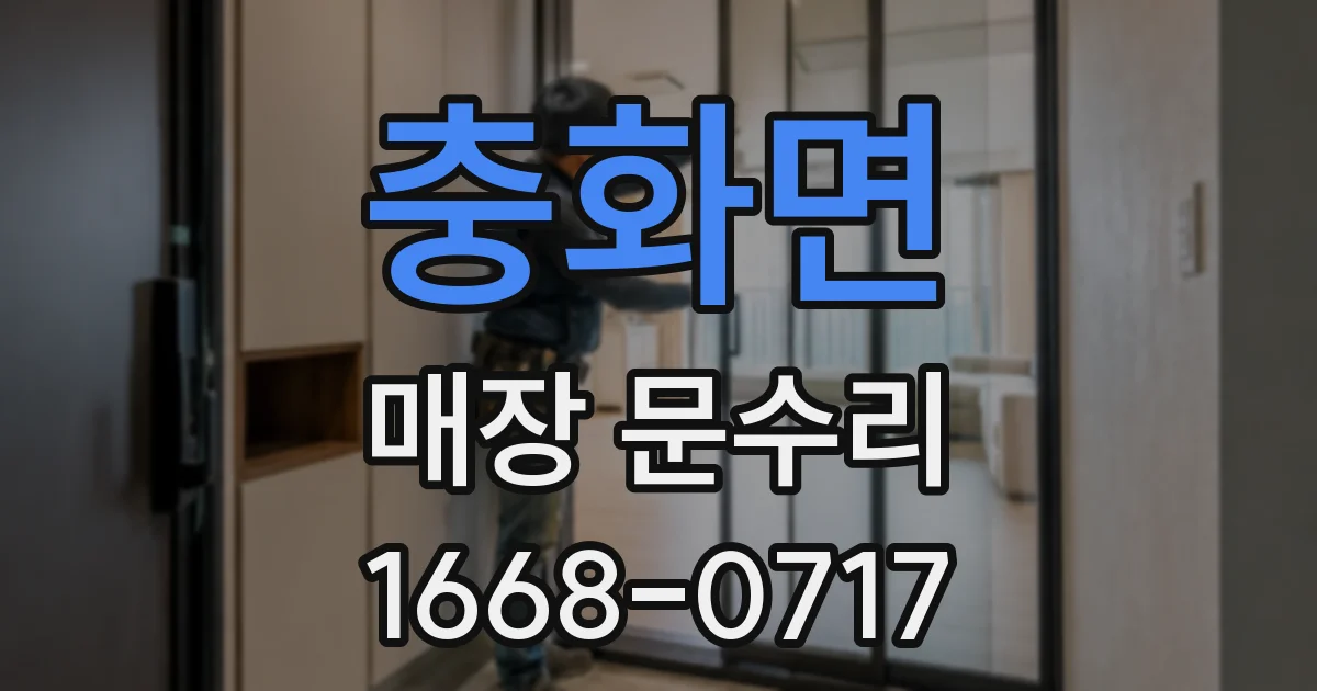 충화면 매장 문수리