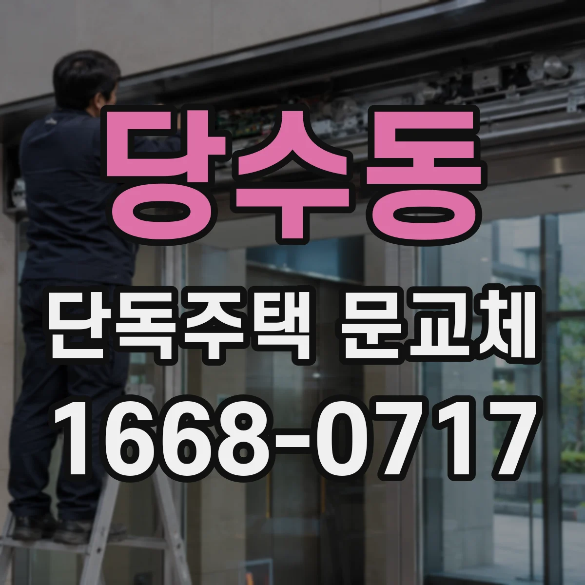 당수동 단독주택 문교체