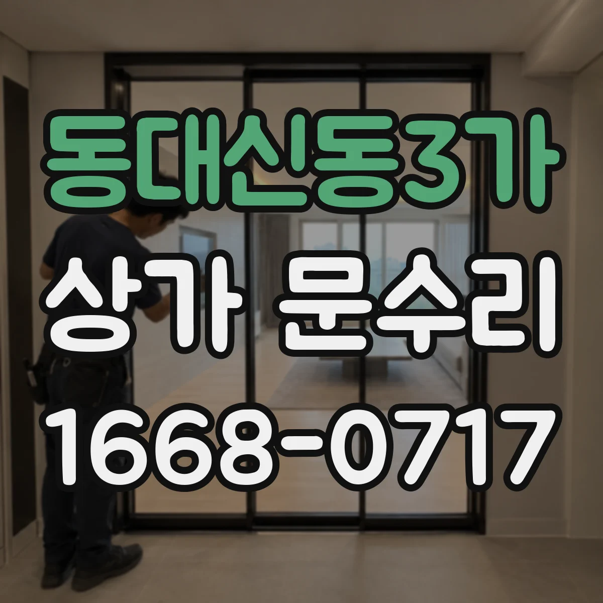 동대신동3가 상가 문수리