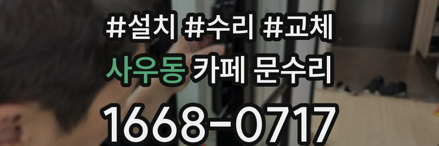 사우동 카페 문수리