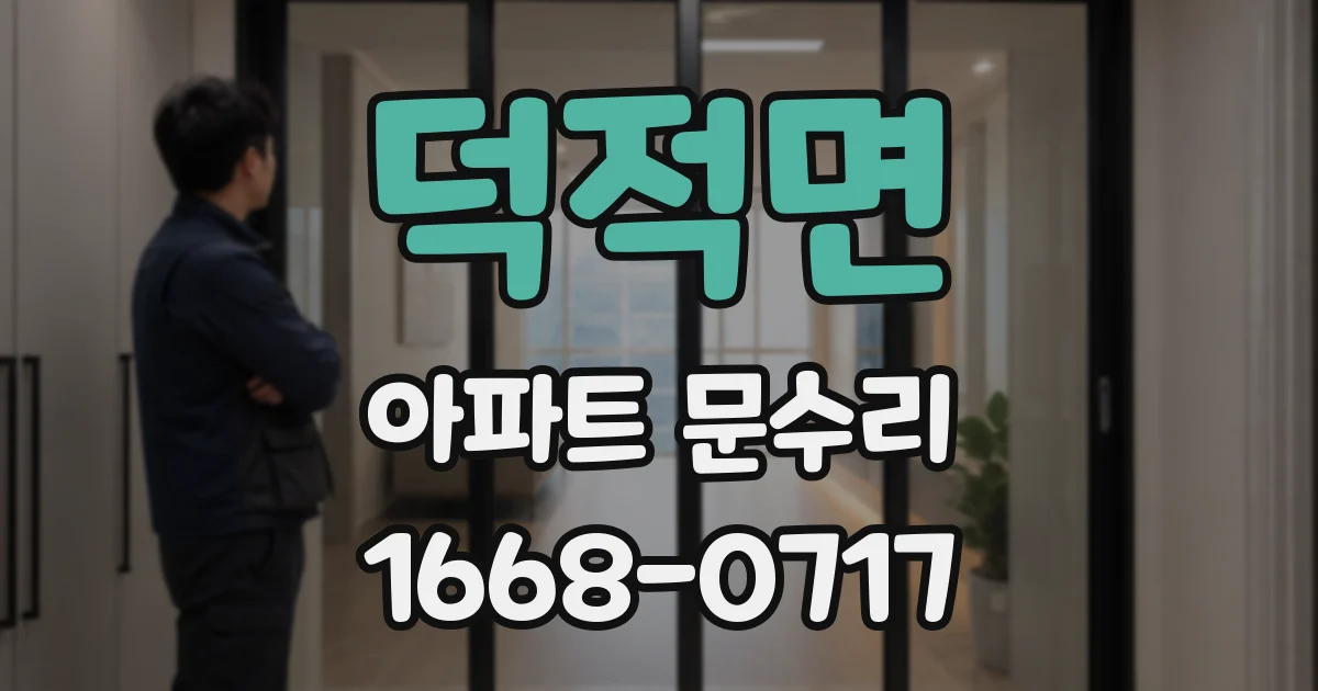 덕적면 아파트 문수리