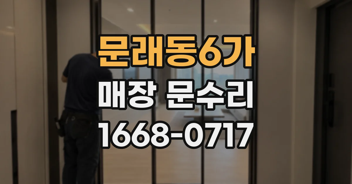 문래동6가 매장 문수리