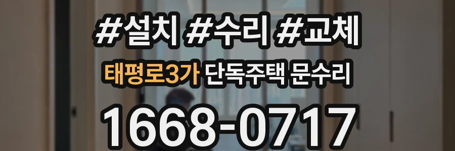 태평로3가 단독주택 문수리